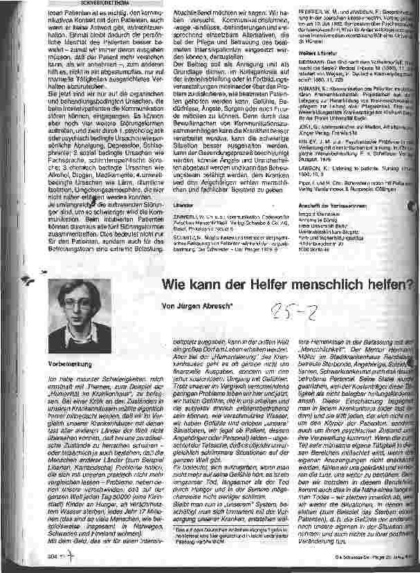 Vorschauseite 6: Kommunikation mit dem beatmeten Intensivpatienten