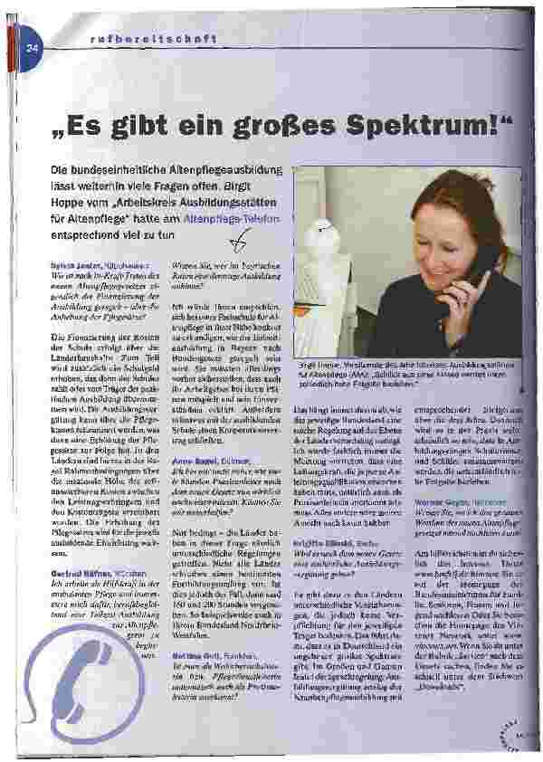 Vorschauseite 1: Es gibt ein großes Spektrum!