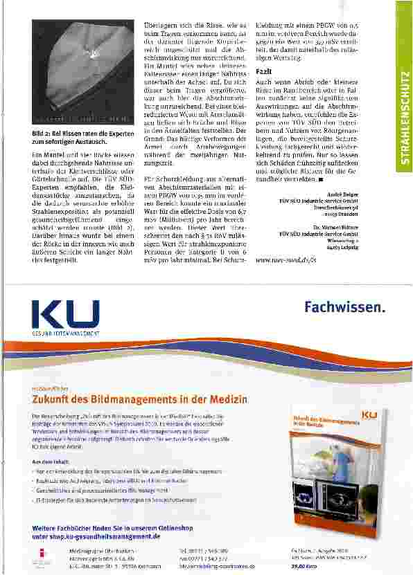 Vorschauseite 3: Sicherer Schutz vor Strahlung?