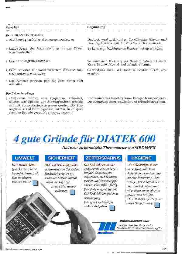 Vorschauseite 5: Stationshandbuch klinische Krankenpflege 37: Pflege eines infektiös erkrankten isolationspflichtigen Patienten
