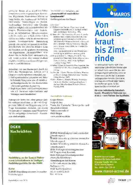 Vorschauseite 5: Hutsen in der Praxis - Differentialdiagnose und homöopathische Behandlung