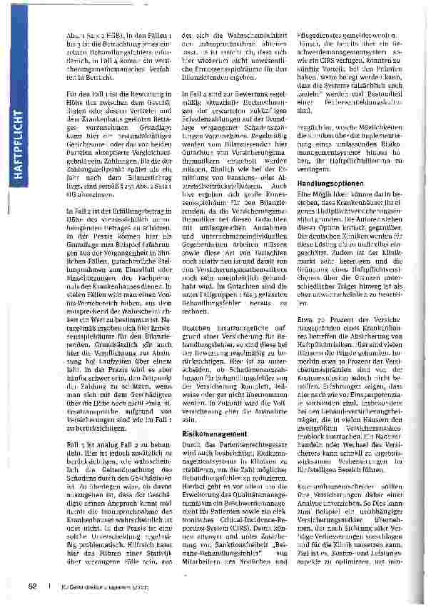 Vorschauseite 3: Das Haftpflichtdilemma