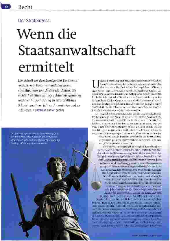 Vorschauseite 1: Wenn die Staatsanwaltschaft ermittelt