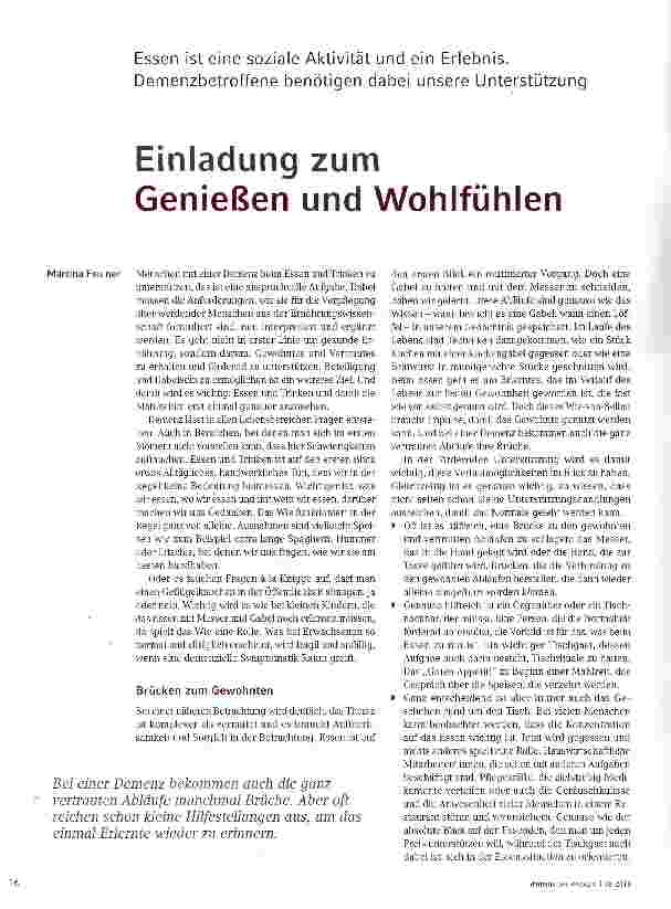 Vorschauseite 1: Einladung zum Genießen und Wohlfühlen