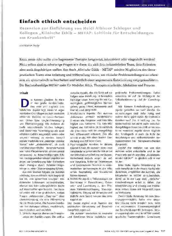 Vorschauseite 1: Einfach ethisch entscheiden