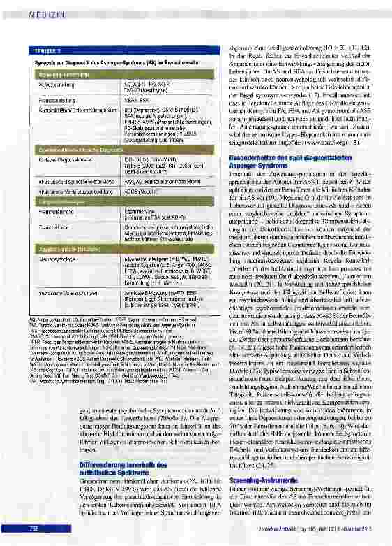 Vorschauseite 4: Diagnostik und Differenzialdiagnose des Asperger-Syndroms im Erwachsenenalter