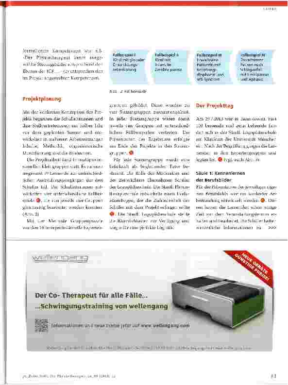 Vorschauseite 2: Interprofessionelles Handeln in der Physiotherapie-, Ergotherapieund Logopädieausbildung