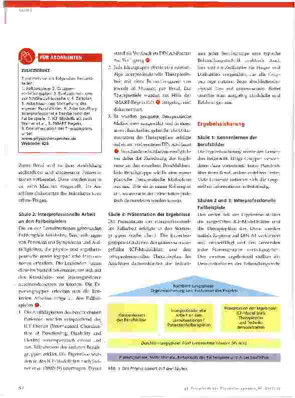 Vorschauseite 3: Interprofessionelles Handeln in der Physiotherapie-, Ergotherapieund Logopädieausbildung
