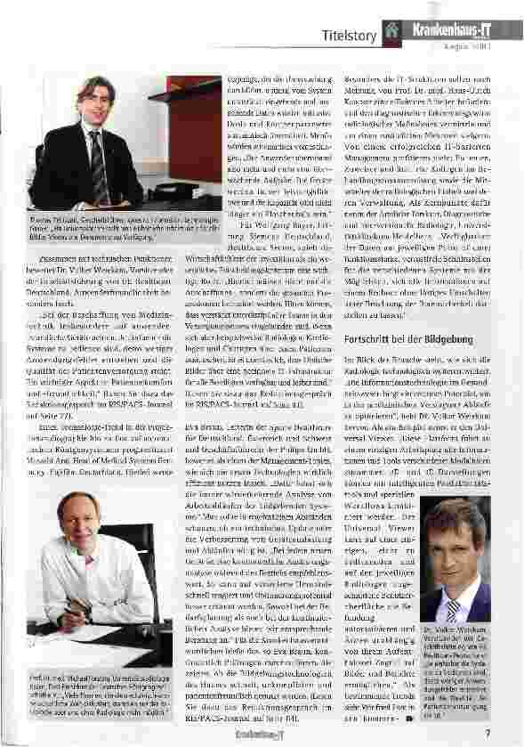 Vorschauseite 2: Quo vadis Bildgebung?