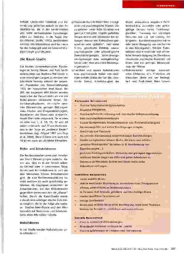 Vorschauseite 2: Resilienz fördern