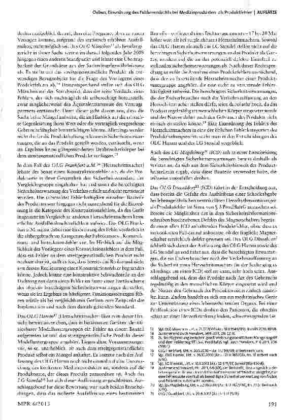 Vorschauseite 4: Einordnung des Fehlerverdachts bei Medizinprodukten als Produktfehler - Mögliche Konsequenzen einer richtungsweisenden Entscheidung des EuGH