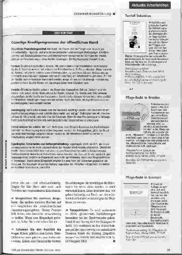 Vorschauseite 4: Kreditwürdig sein