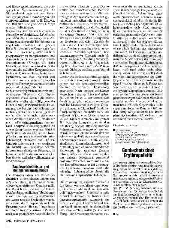 Vorschauseite 3: Transplantation Chancen und Grenzen der Organverpflanzung