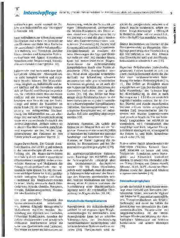 Vorschauseite 4: Enterale Immunonutrition bei Patienten mit akutem Lungenversagen (ALI/ARDS) Teil 1
