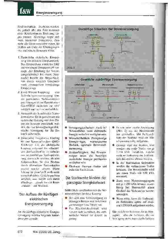 Vorschauseite 2: Sichere, kostengünstige und innovative Energieversorgung will geplant sein Ein Energie-Versorgungskonzept für das Krankenhaus der Barmherzigen Schwestern Linz