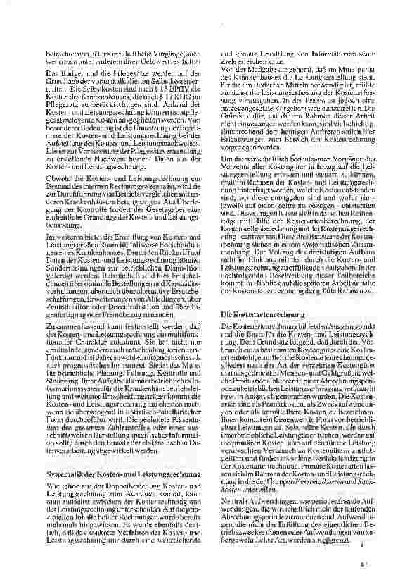 Vorschauseite 3: Allgemeine Grundlagen zur Kostenstellenrechnung
