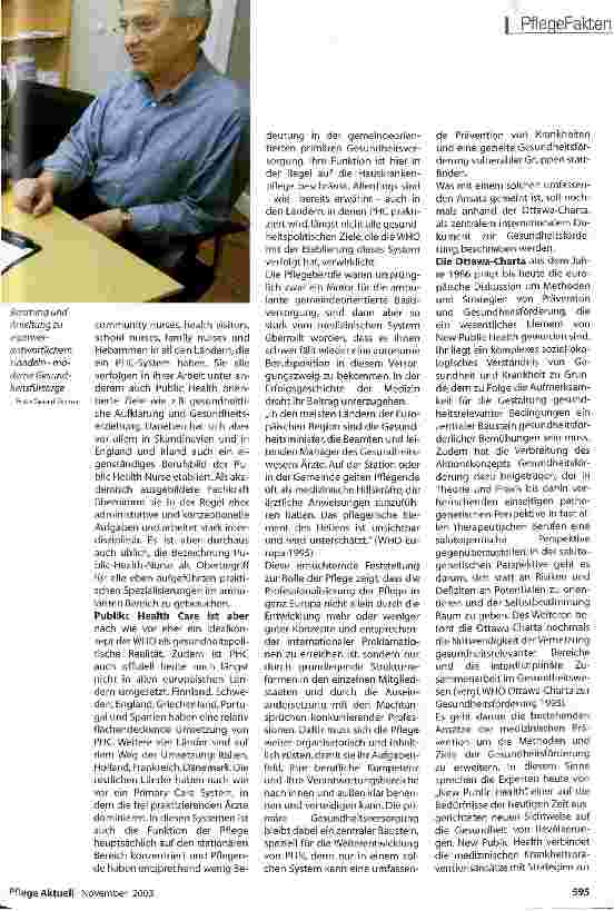 Vorschauseite 4: Public Health im Wandel der Zeiten