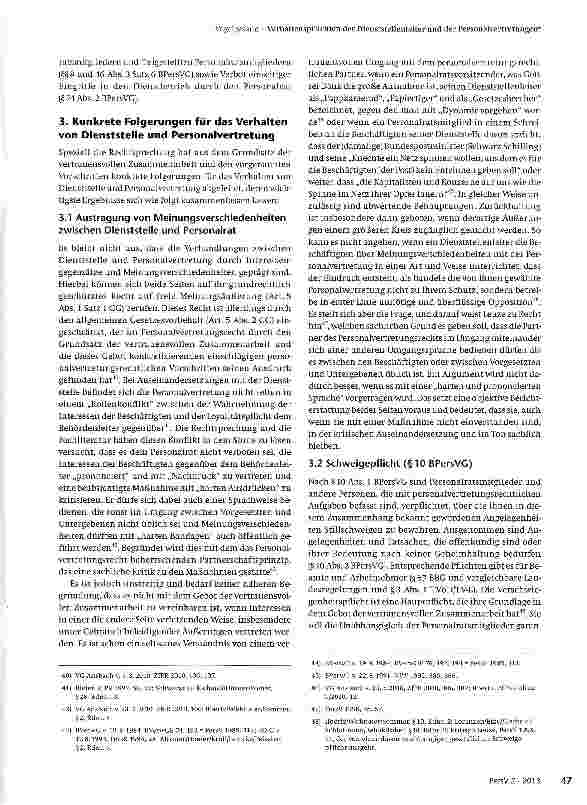 Vorschauseite 4: Verhaltenspflichten der Dienststellenleiter und der Personalvertretungen