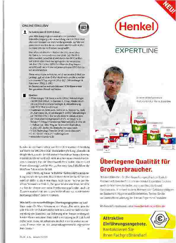 Vorschauseite 2: Datentransfer der Zukunft: DICOM-E-Mail