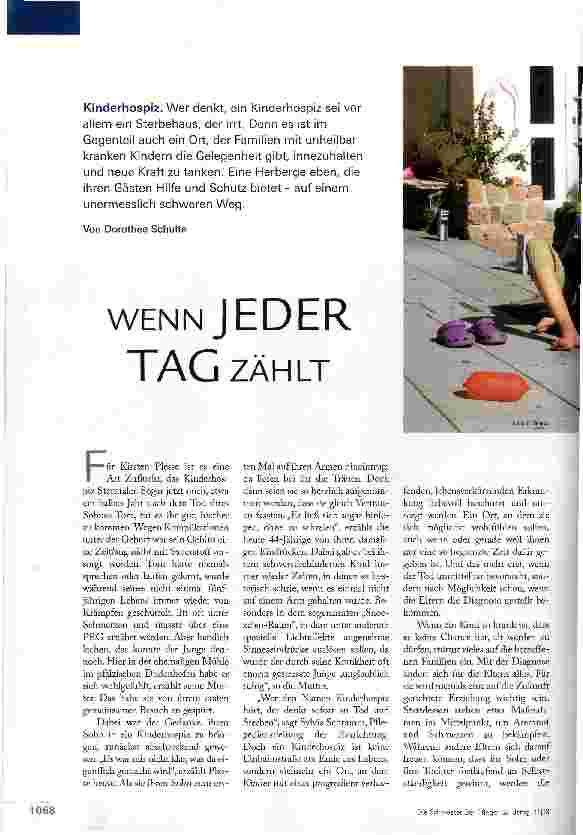Vorschauseite 1: WENN JEDER TAG ZÄHLT