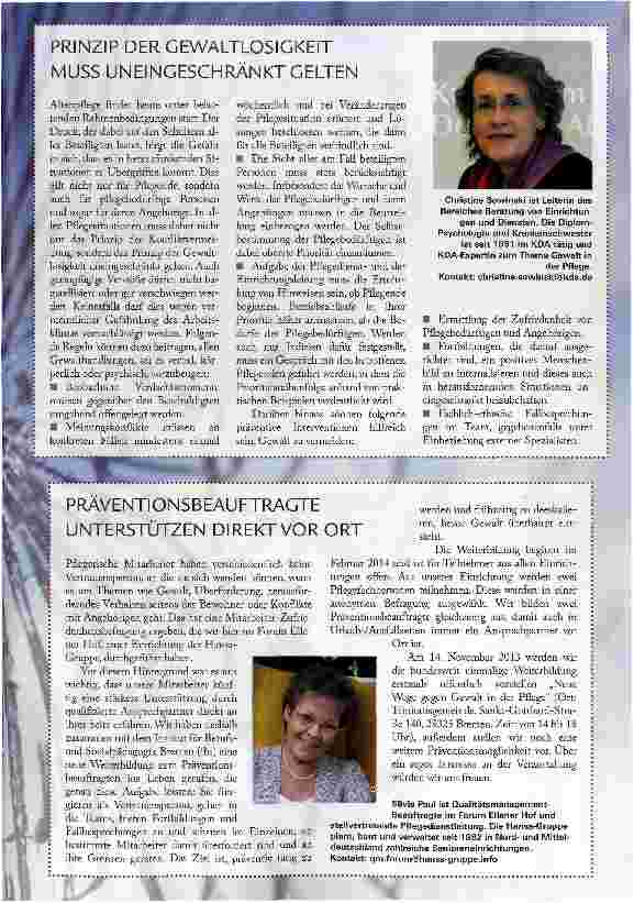 Vorschauseite 2: Wie lässt sich Gewalt vermeiden?