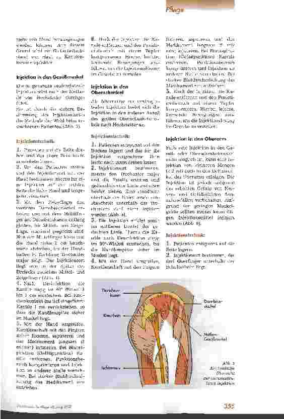 Vorschauseite 4: Injektionen Vorbereitung, Durchführung und Nachsorge