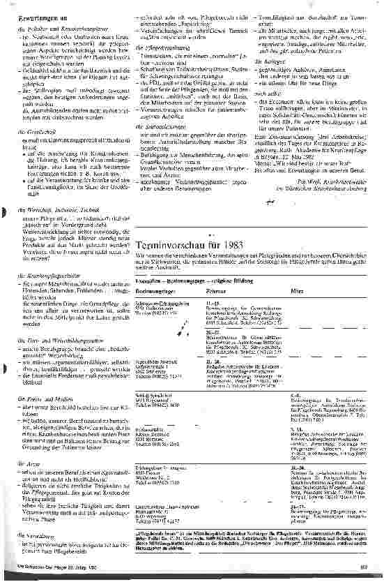 Vorschauseite 2: Freuden und Erwartungen einer jungen Krankenschwester