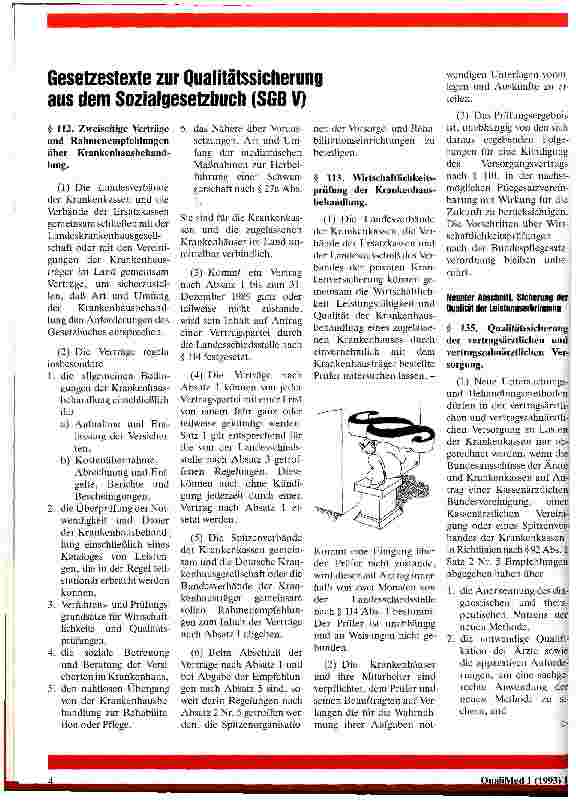 Vorschauseite 2: Rechtliche Grundlagen zur Qualitätssicherung
