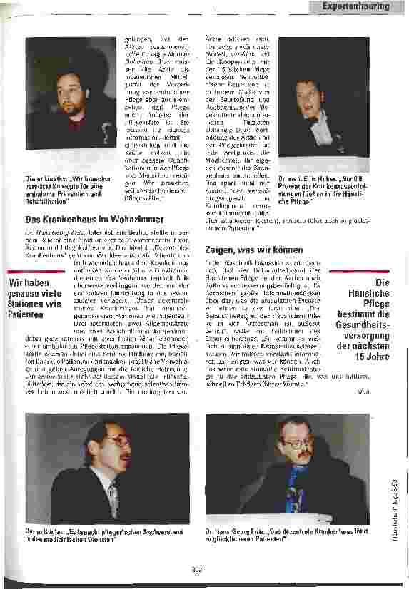 Vorschauseite 2: Reformstrategien Strukturveränderungen der Häuslichen Pflege am Beispiel Berlin/Hearing