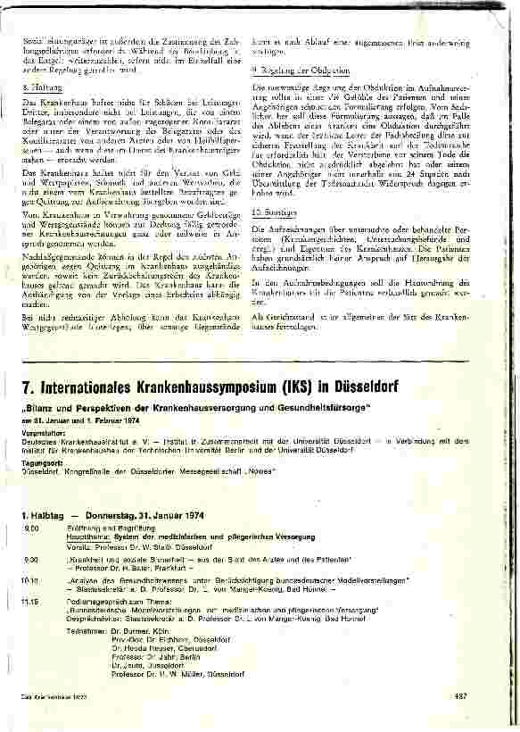 Vorschauseite 3: Grundsätze für die Gestaltung von Aufnahmebedingungen für Krankenhauspatienten