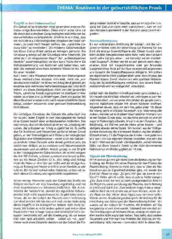 Vorschauseite 2: Warum die Eile?