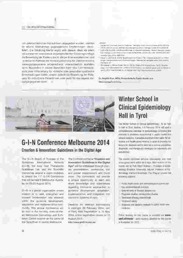 Vorschauseite 2: HTA und Leitliniensynopsen