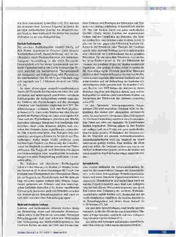 Vorschauseite 3: Orthesenbehandlung bei akuten und chronischen Erkrankungen der Halsund Lendenwirbelsäule