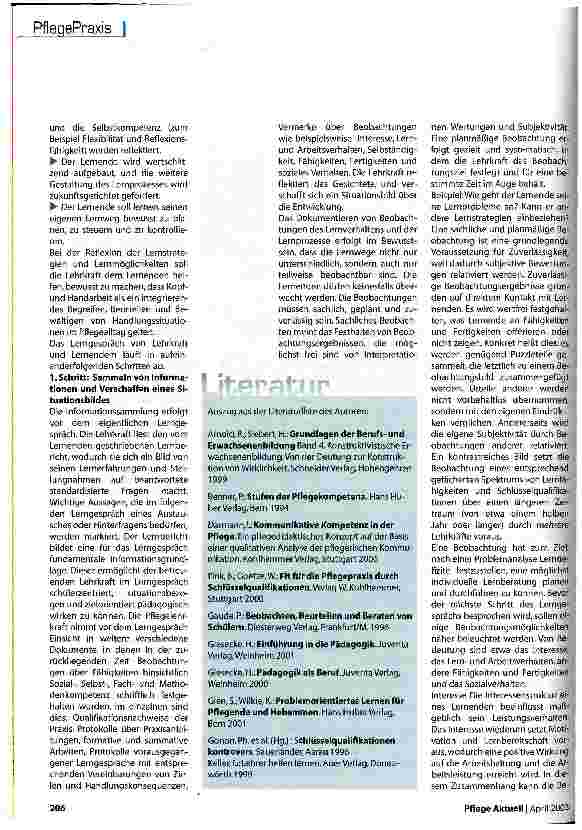 Vorschauseite 3: Von Anleitung bis zur Selbstreflexion Teil 2