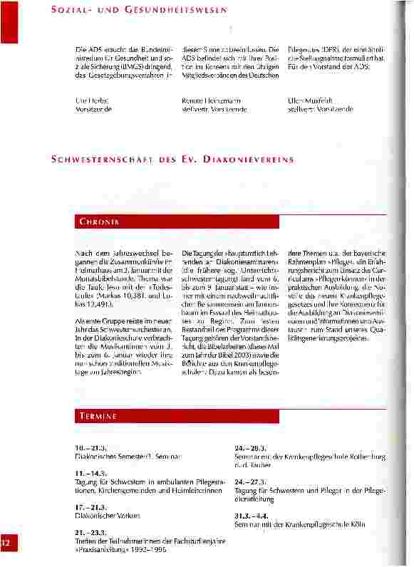 Vorschauseite 2: Stellungnahme zur Rechtssituation der professionellen Pflege nach dem Urteil des Bundesverfassungsgerichtes zum Altenpflegegesetz