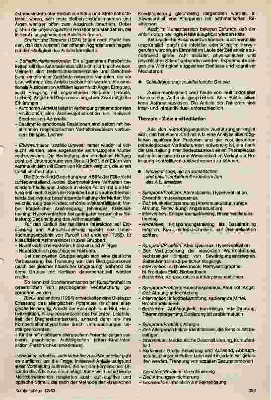Vorschauseite 3: Kombinierte somatische und verhaltenstherapeutische Ansätze zur Behandlung des Asthma bronchiale