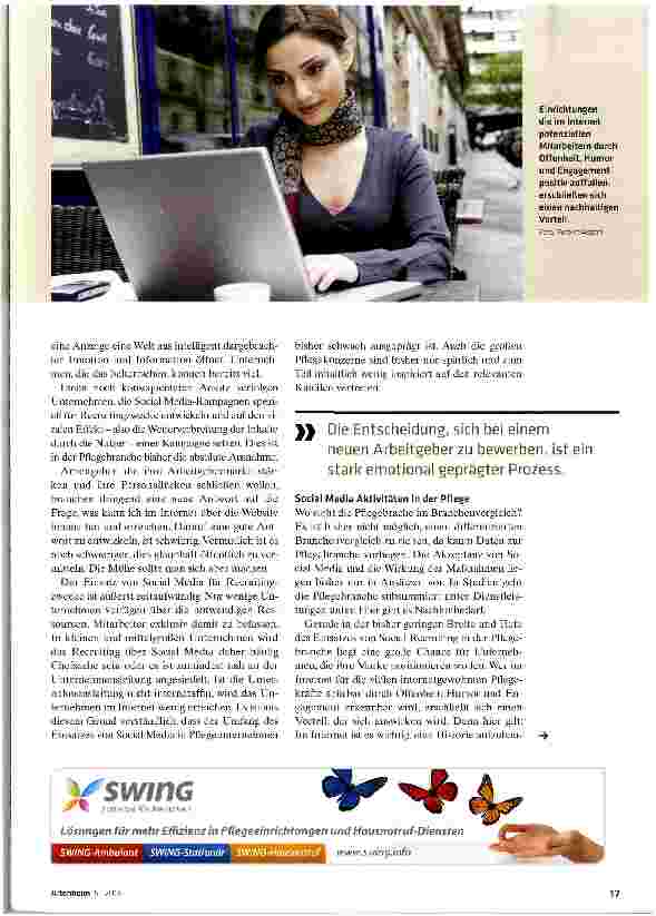 Vorschauseite 2: Social Recruiting in der Pflege