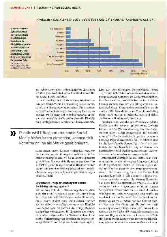 Vorschauseite 3: Social Recruiting in der Pflege
