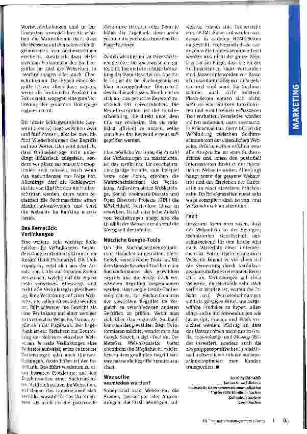 Vorschauseite 2: Wer suchet, der findet