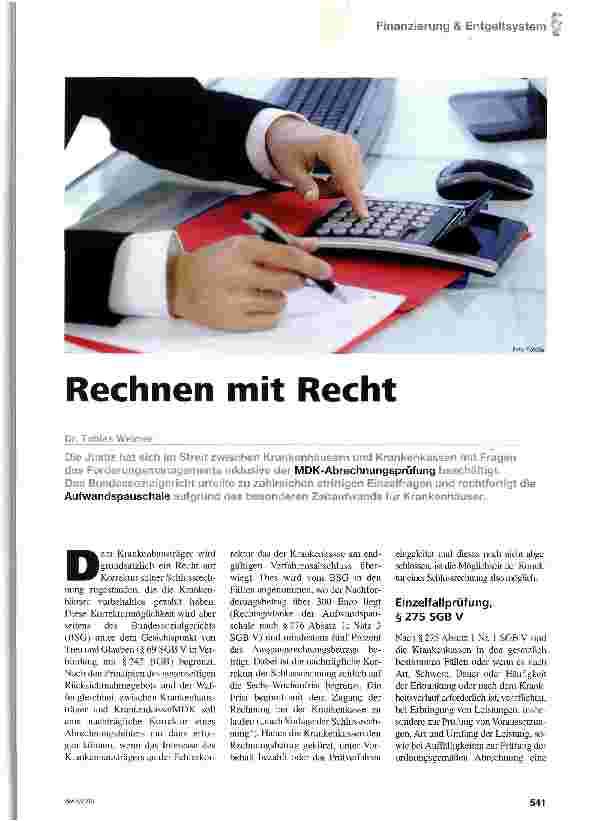 Vorschauseite 1: Rechnen mit Recht