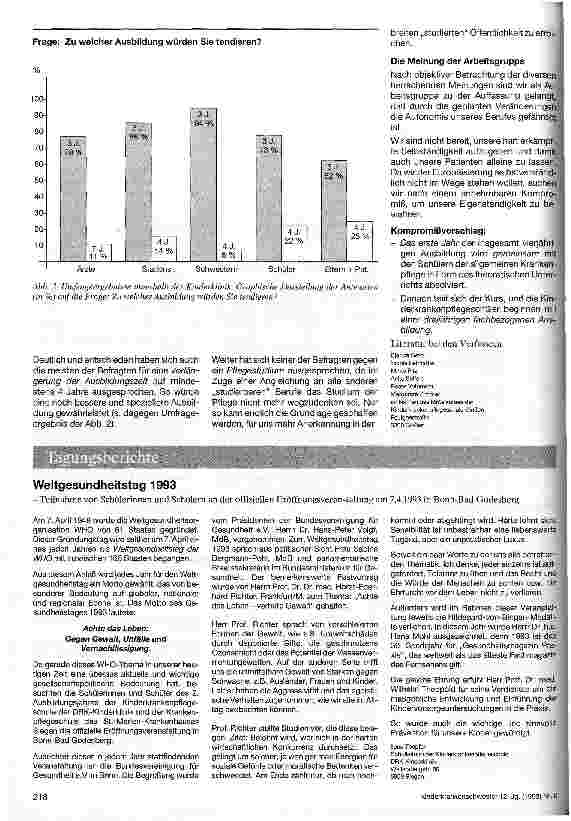 Vorschauseite 3: Kinderkrankenpflegeausbildung Wege und Möglichkeiten