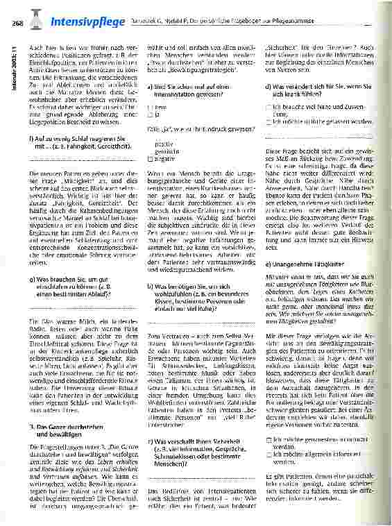 Vorschauseite 5: Der persönliche Fragebogen zur Pflegeanamnese