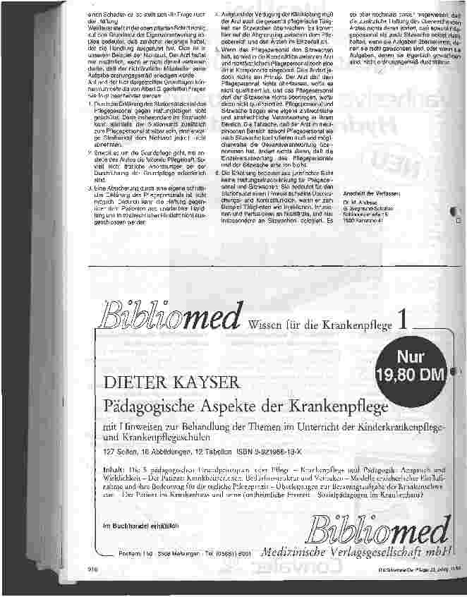 Vorschauseite 2: Haftung bei der Beschäftigung von Studenten im Pflegebereich