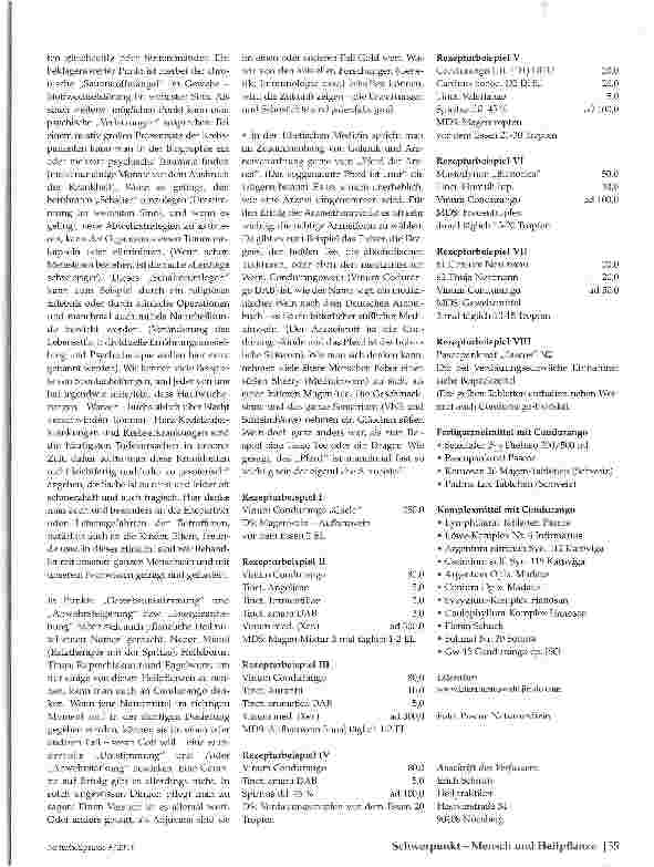 Vorschauseite 3: Condurango - ein Stärkungsmittel