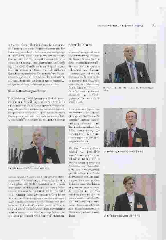Vorschauseite 3: 6. Kolloquium »Medizinische Instrumente« Aufbereitung, Werterhalt, Wiederverwendung