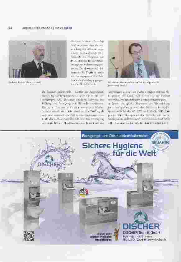 Vorschauseite 4: 6. Kolloquium »Medizinische Instrumente« Aufbereitung, Werterhalt, Wiederverwendung