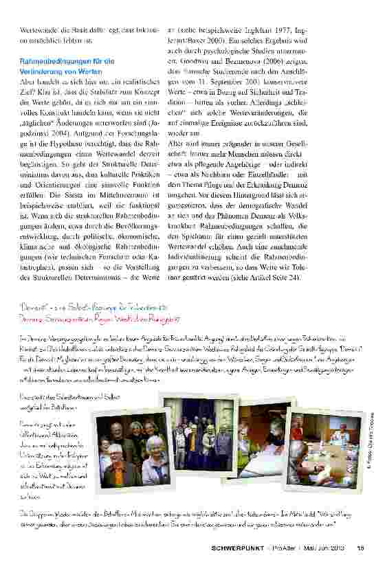 Vorschauseite 4: Wertewandel als Kernbaustein der Quartiersentwicklung
