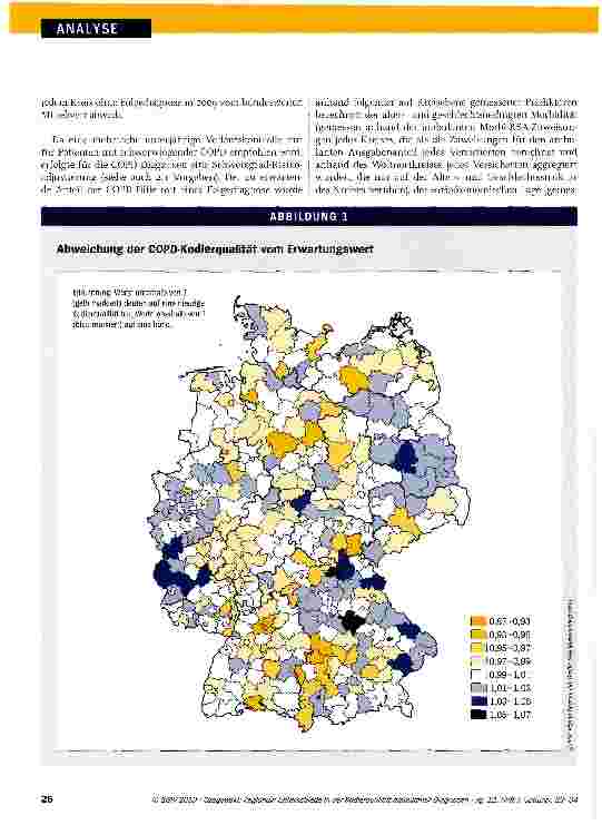 Vorschauseite 4: Regionale Unterschiede in der Kodierqualität ambulanter Diagnosen