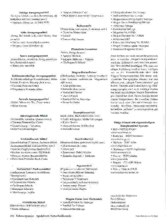 Vorschauseite 5: Homöopathische Komplexmittel bei Magen-Darmbeschwerden