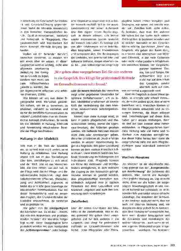Vorschauseite 2: Pflege und Sprache